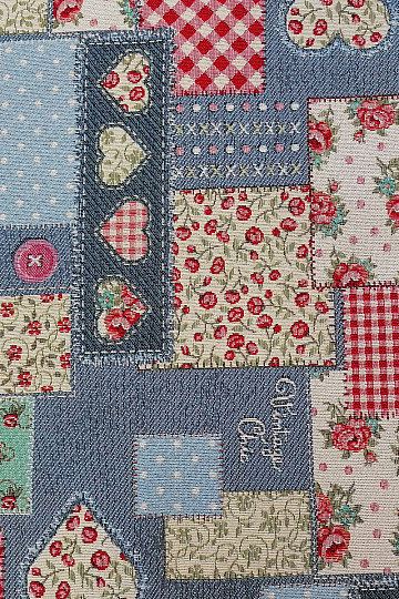 Gobelínový ubrus,šál Vintage patchwork