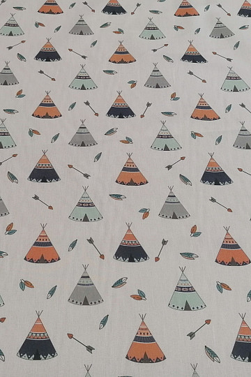 Bavlnená látka Teepee