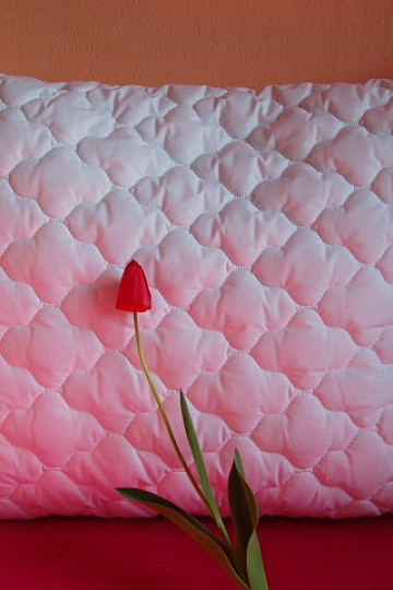 Prešívaný vankúš - guličky - 70x90 cm bez zipsu