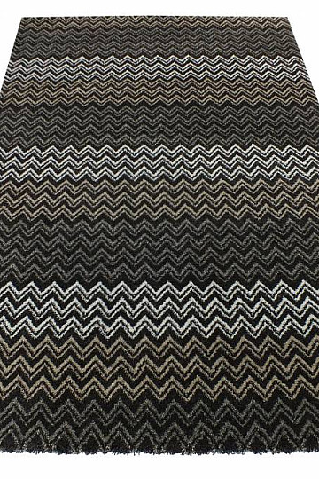 Moderný koberec ZIG ZAG brown