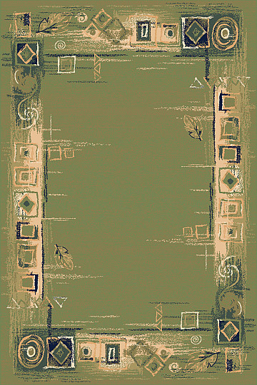 kusový koberec SOLID 07 zelený