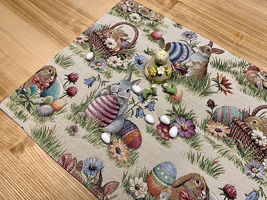 Gobelínový obrus a šál POMLÁZKA II