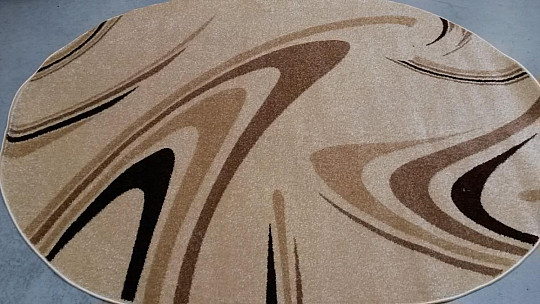 Oválny koberec COFFEE krém