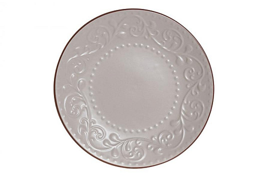 Tanier dezertný BEIGE RELIEF 21x2.5cm béžový