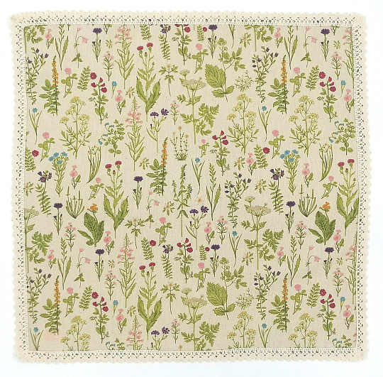 Obrusy a šály Bylinky