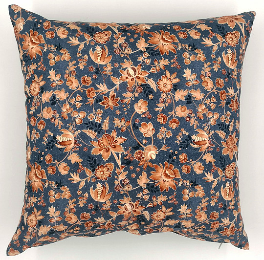 Dekoračný povlak Varanasi kalamkari modrá