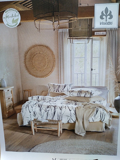 IRISETTE luxusné saténové obliečky SKY 8463-80 NATUR ROSALIE