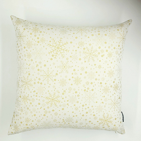 Vianočný dekoračný povlak FLASH VLOČKY GOLD 1