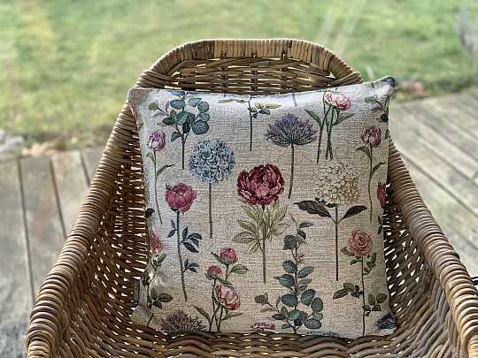 Gobelínový obliečka na vankúš FLORES TIME II