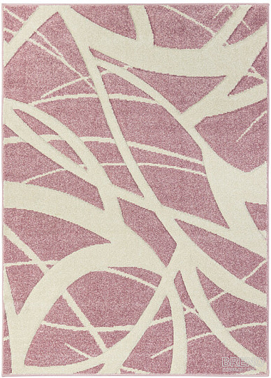 Kusový koberec PORTLAND ružovobiely