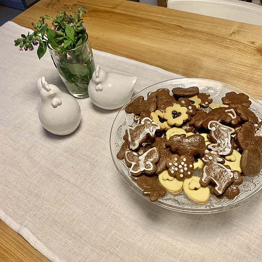 Ľanový obrus VERONA biely