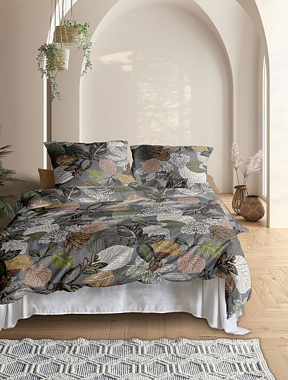 IRISETTE luxusný bavlnený satén WAVE 8561-11 JESEŇ 1