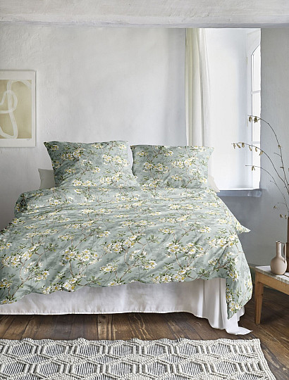 IRISETTE luxusný bavlnený satén TOKIO 8537-30 MENTOL