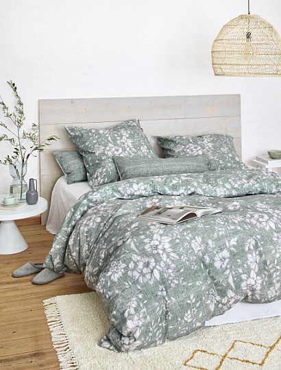 IRISETTE luxusné flanelové obliečky ZOBEL 8558-30 mentol