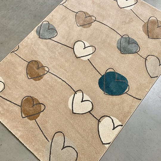 Kusový koberec SAGA srdce