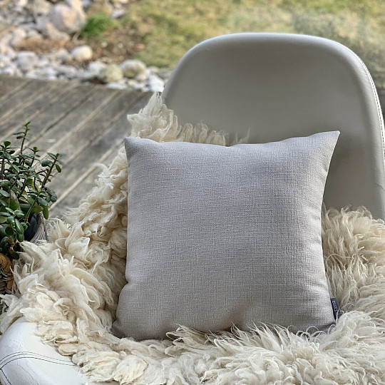 Dekoračná obliečka na vankúš GERSTER 7650 SIVÝ