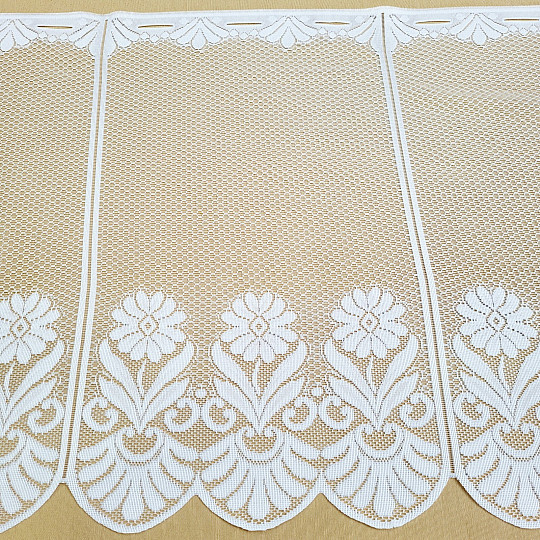 Vitrážová záclona DN 112 KVETENKY