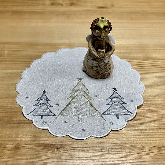 Prestierka ŠEDO ZLATÉ STROMOČKY