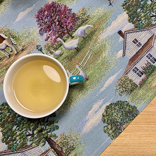 Gobelínový obrus a šál VONKAJŠÍ