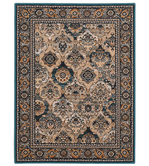 Luxusný vlnený koberec ISFAHAN Forenza smaragd/emerald