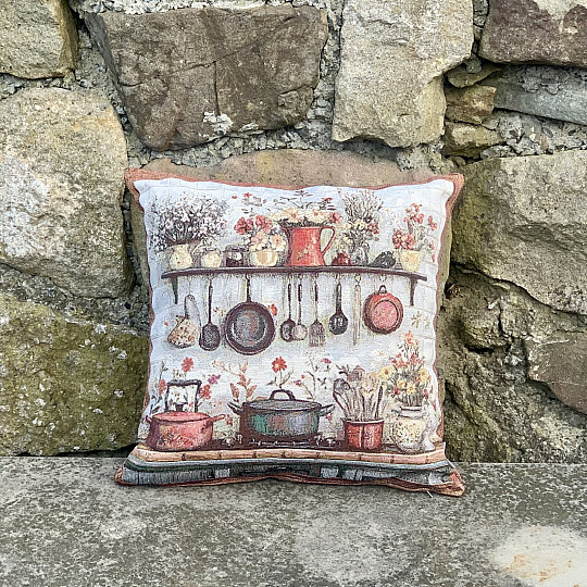 Gobelínový obliečka na vankúš KUCHYŇA