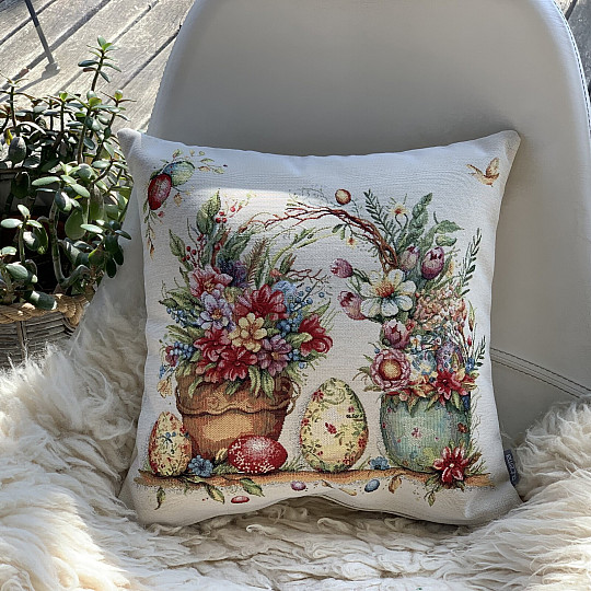 Veľkonočný dekoračný povlak VEĽKONOČNÁ POLIČKA