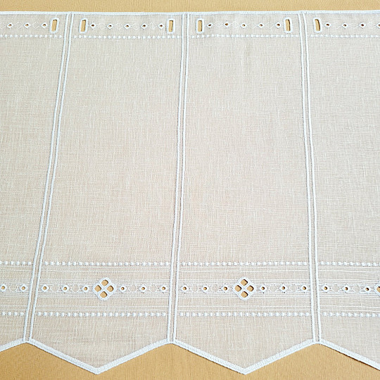 Záclona na vitrážku GERSTER 11884 biela