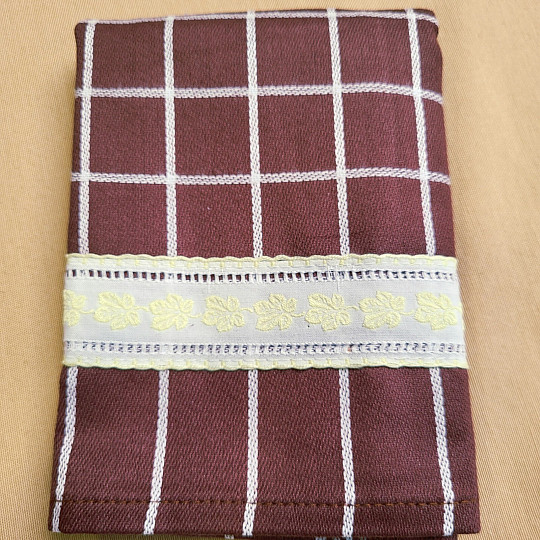 Utierky od BABIČKY HNEDÉ S LISTY