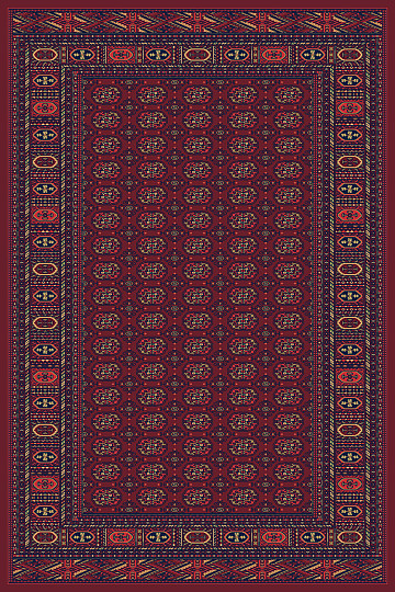 kusový koberec SOLID 15 červený