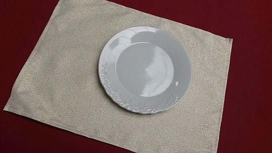 Vianočné prestieranie FLASH stříbrné natur