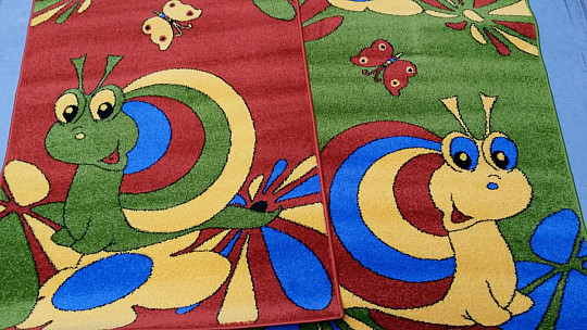 Detský kusový koberec ŠNEK