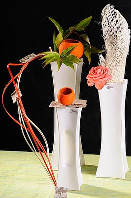 Váza X-VASE biela