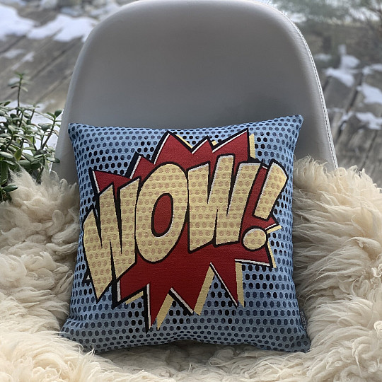 Gobelínový obliečka na vankúš COMICS WOW