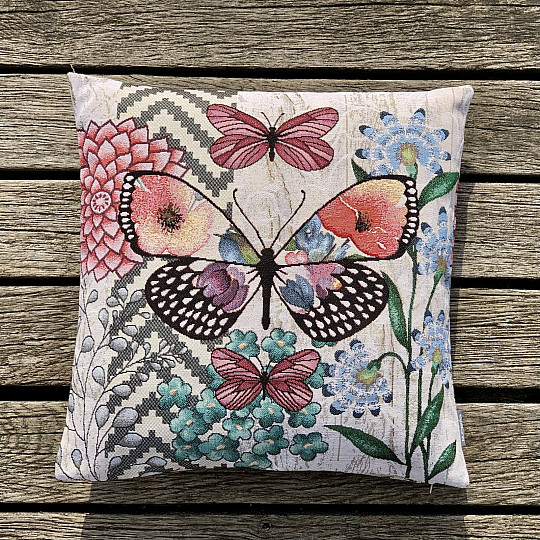 Gobelínový obliečka na vankúš FEEL BUTTERFLY 1