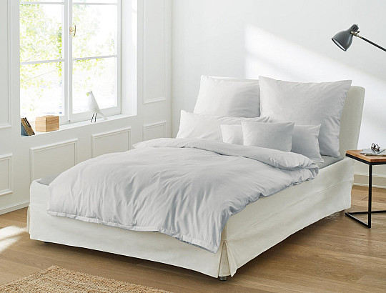 IRISETTE luxusné bavlnený satén Paris sv.šedá