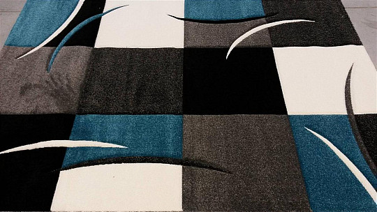 Moderný kusový koberec MOND MERINO tyrkys