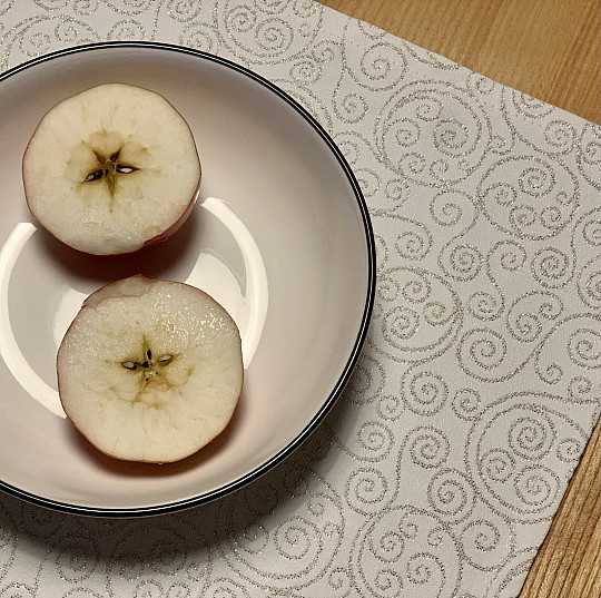 Vianočné prestieranie FLASH ornament stříbrné natur