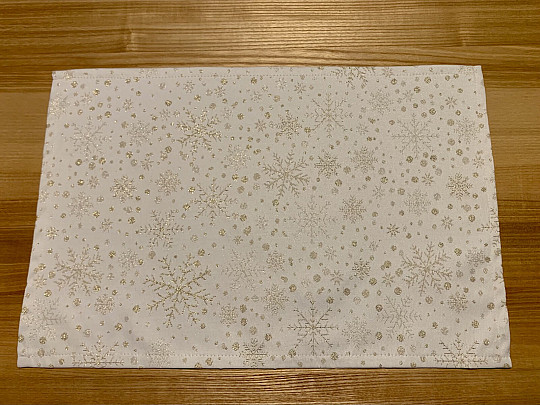Vianočné prestieranie VLOČKY I GOLD