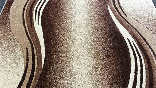 Kusový koberec ENIGMA hnědy