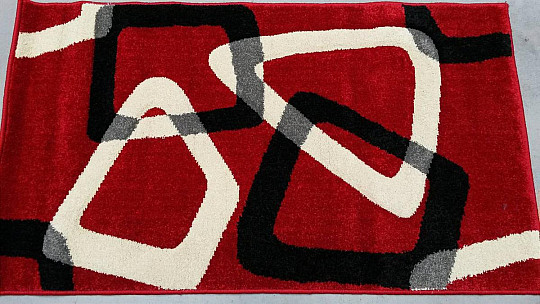 Kusové koberce PORTLAND CARVED červený