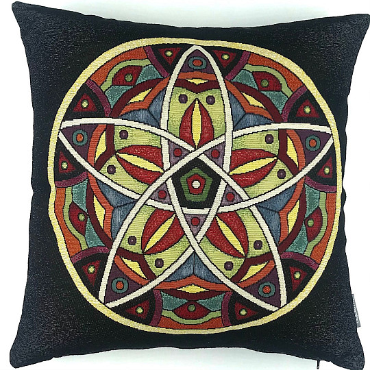 Gobelínový obliečka na vankúš MANDALA 1