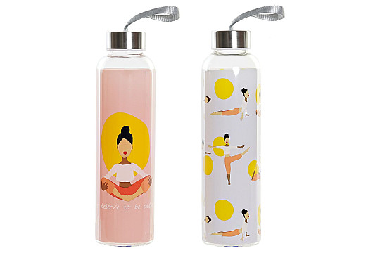 Sklenená fľaša JÓGA 550 ml