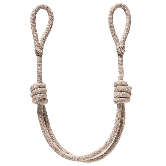 Úväzy na záves LANO 21035 hnedý svetlý