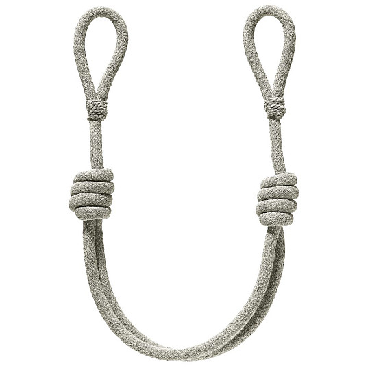 Úväzy na záves LANO 21035 sivý