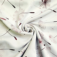 Dekoračná látka BLACK OUT PAMPELIŠKA hnedá