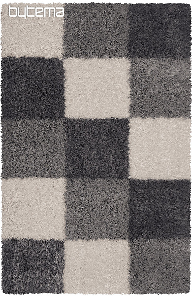 Kusový koberec SHAGGY PLEASURE Squar šedý