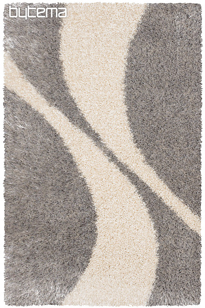 Kusový koberec SHAGGY PLEASURE Ellipse šedý