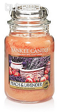 sviečka YANKEE CANDLE vôňa PEACH/LAVENDER