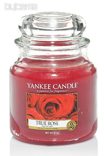 sviečka YANKEE CANDLE vôňa TRUE ROSE - ozajstná ruža