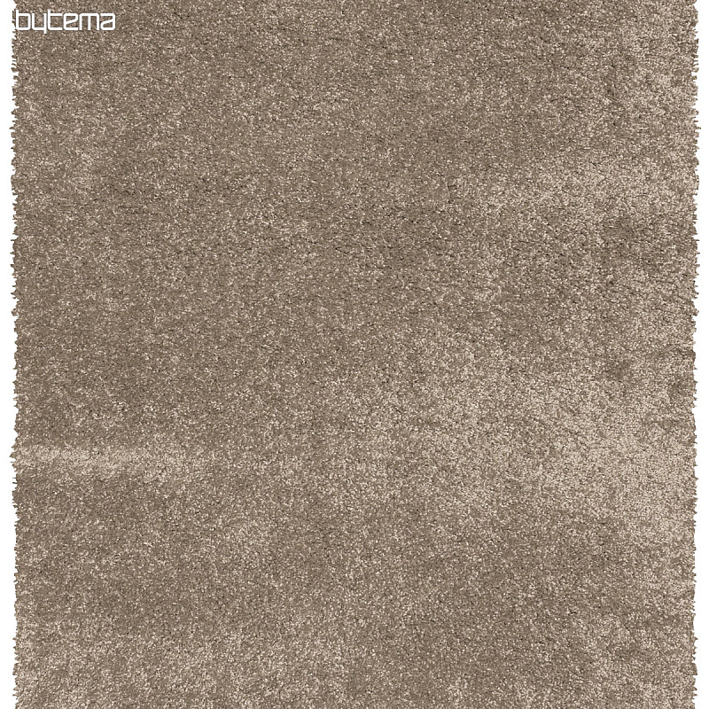 Kusový koberec SHAGGY TOUCH hnedý